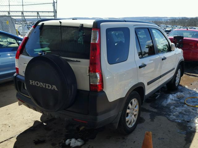 SHSRD78865U304675 - 2005 HONDA CR-V EX WHITE photo 4