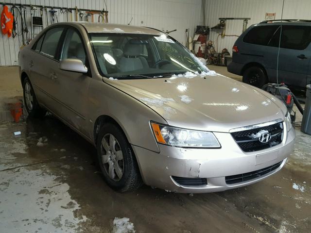 5NPET46C37H227721 - 2007 HYUNDAI SONATA GLS CREAM photo 1