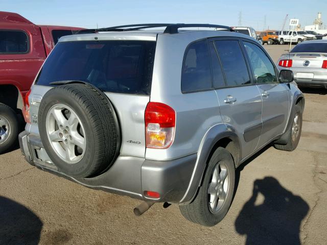 JTEHH20V010060635 - 2001 TOYOTA RAV4 SILVER photo 4