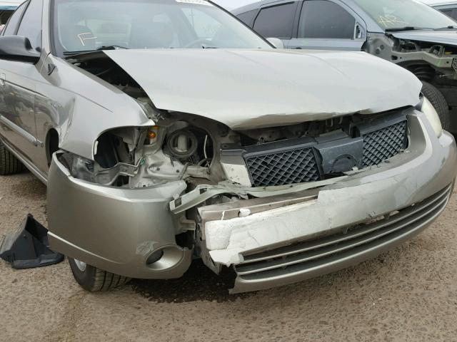 3N1CB51D06L518629 - 2006 NISSAN SENTRA 1.8 SILVER photo 9