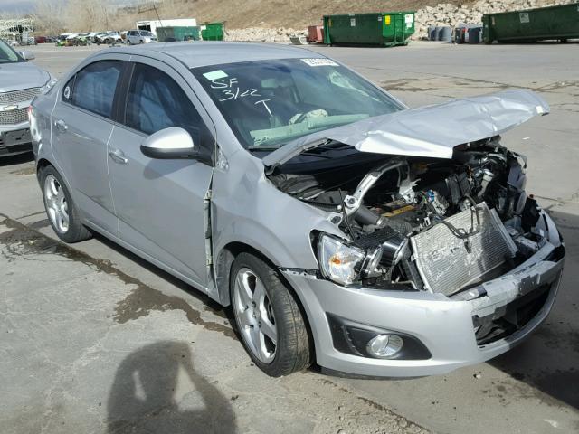 1G1JE5SB6F4121272 - 2015 CHEVROLET SONIC LTZ SILVER photo 1