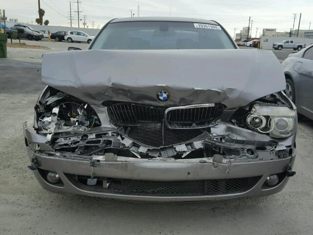 WBAHL83578DT13029 - 2008 BMW ALPINA B7 SILVER photo 9