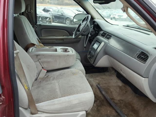 1GNFC13017J126298 - 2007 CHEVROLET TAHOE C150 BURGUNDY photo 5