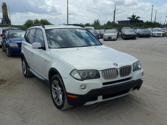 WBXPC93418WJ23729 - 2008 BMW X3 3.0SI WHITE photo 1