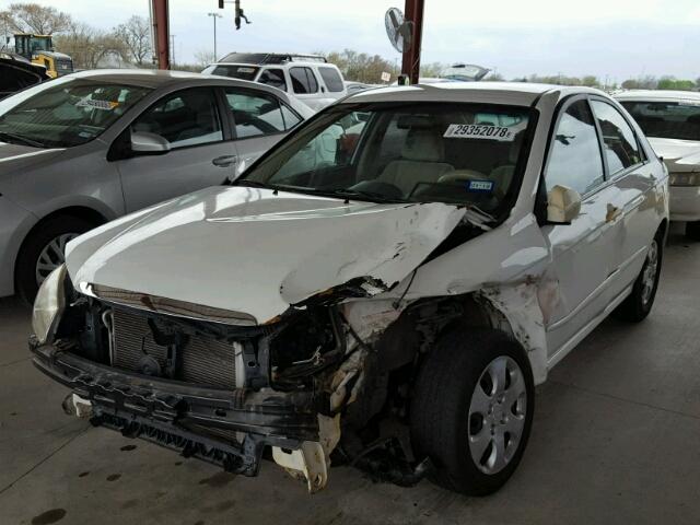 KNAFE121185511753 - 2008 KIA SPECTRA EX WHITE photo 2