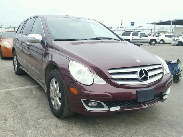 4JGCB65E27A043074 - 2007 MERCEDES-BENZ R 350 MAROON photo 1