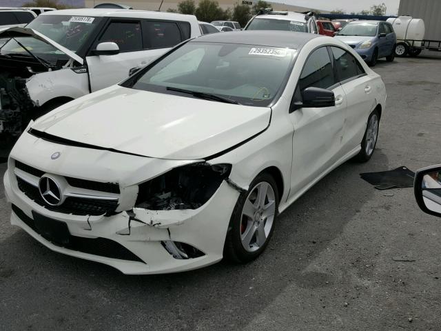 WDDSJ4EB0FN178094 - 2015 MERCEDES-BENZ CLA 250 WHITE photo 2