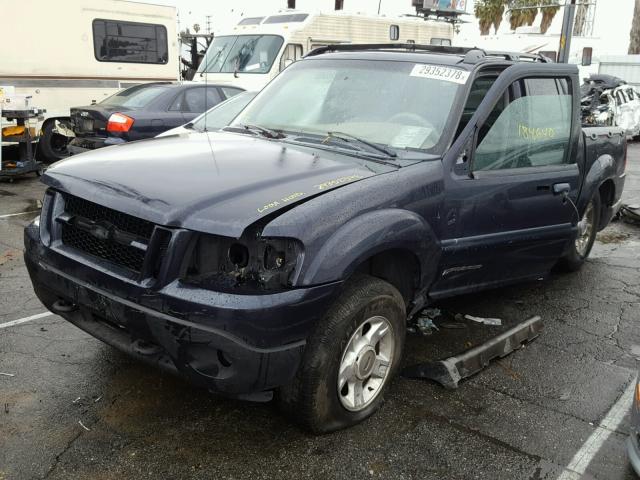 1FMZU77E01UA32359 - 2001 FORD EXPLORER S BLUE photo 2