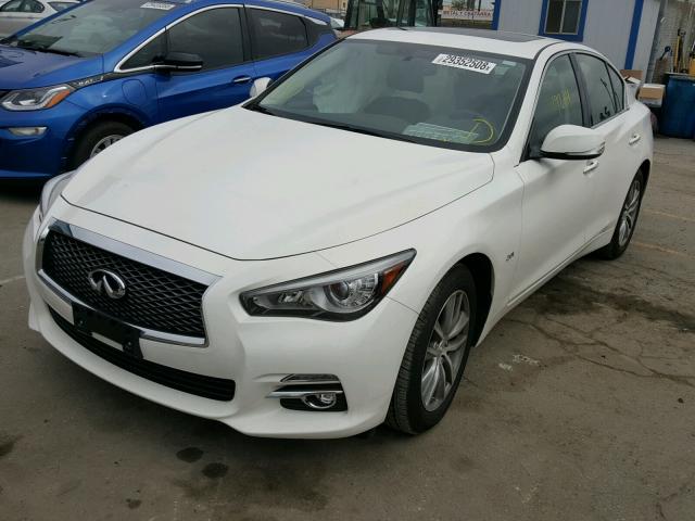 JN1CV7AP7HM641575 - 2017 INFINITI Q50 BASE WHITE photo 2