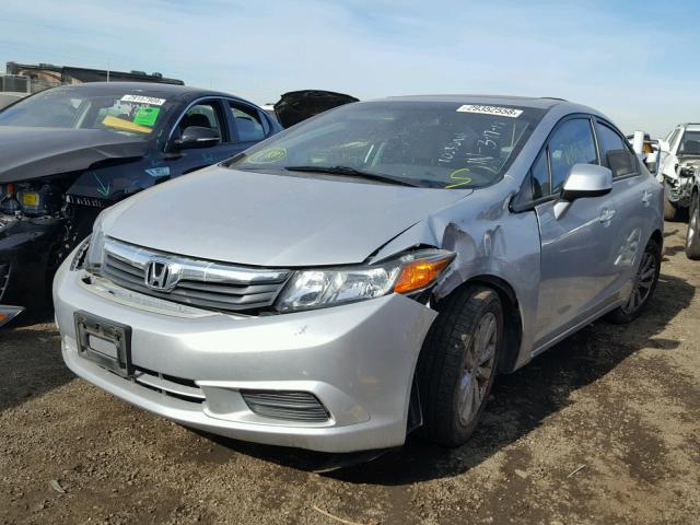 19XFB2F87CE381466 - 2012 HONDA CIVIC EX Gümüş foto 2