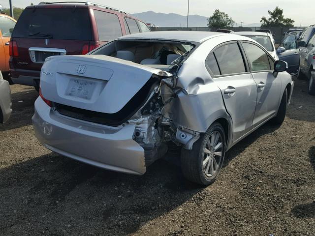 19XFB2F87CE381466 - 2012 HONDA CIVIC EX Gümüş foto 4