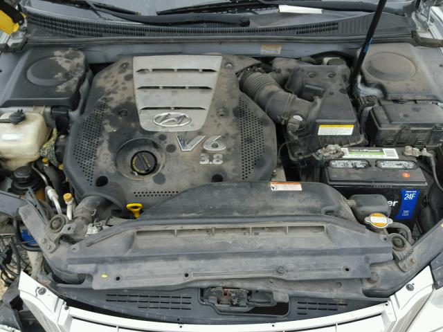 KMHFC46F06A111604 - 2006 HYUNDAI AZERA SE SILVER photo 7