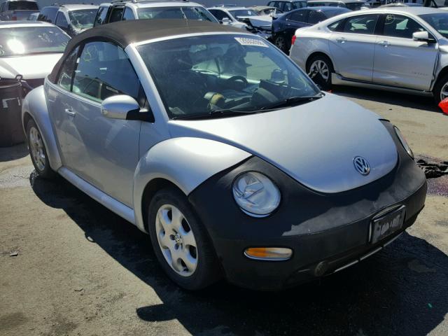 3VWCK21Y03M302572 - 2003 VOLKSWAGEN NEW BEETLE ვერცხლისფერი ფოტო 1