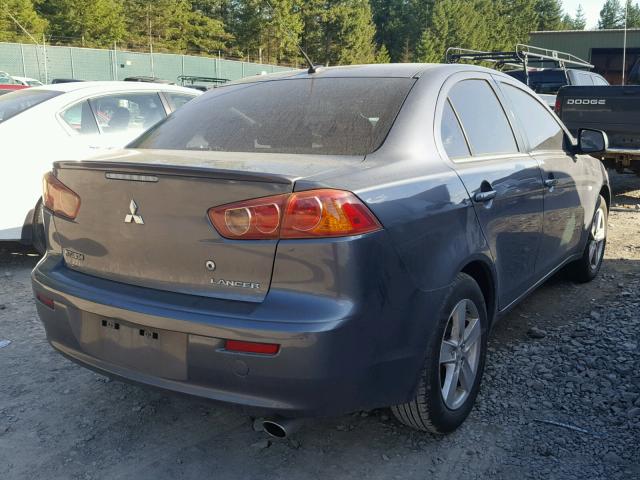 JA3AU26U98U035430 - 2008 MITSUBISHI LANCER ES GRAY photo 4