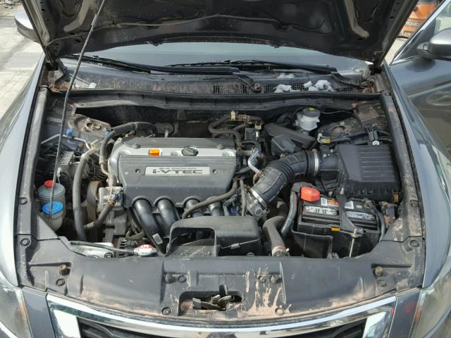 1HGCP26428A044569 - 2008 HONDA ACCORD LXP GRAY photo 7