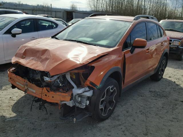 JF2GPAGC5E8303589 - 2014 SUBARU XV CROSSTR ORANGE photo 2