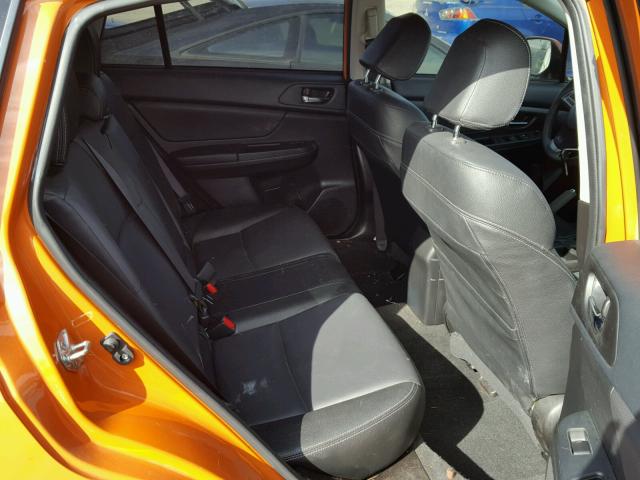 JF2GPAGC5E8303589 - 2014 SUBARU XV CROSSTR ORANGE photo 6