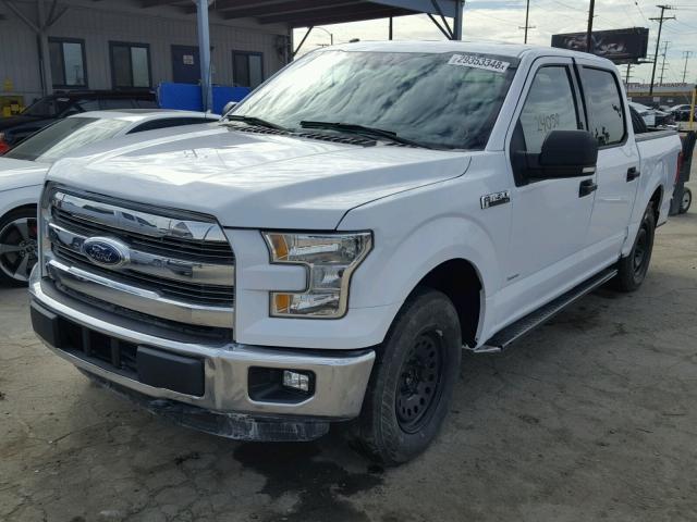 1FTEW1CP6GKE03708 - 2016 FORD F150 SUPER WHITE photo 2