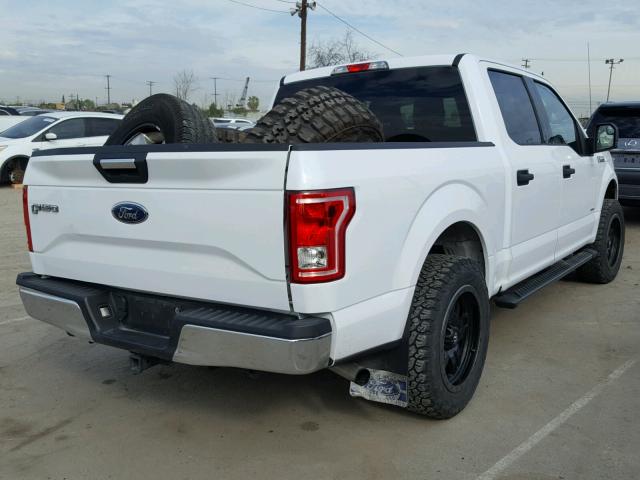 1FTEW1CP6GKE03708 - 2016 FORD F150 SUPER WHITE photo 4