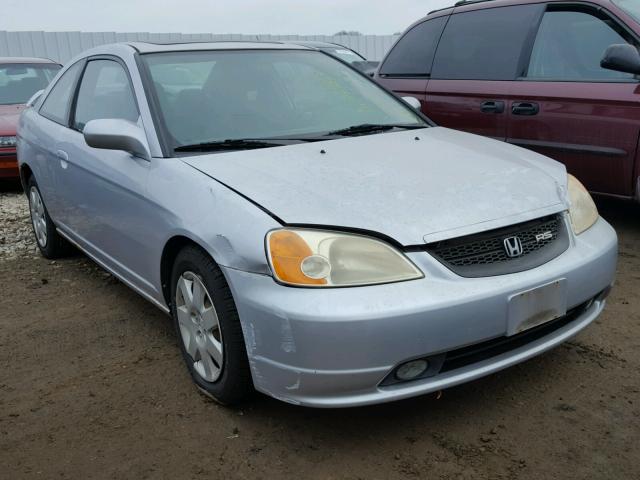 1HGEM219X1L023113 - 2001 HONDA CIVIC SI SILVER photo 1