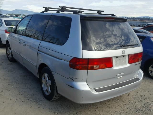 2HKRL18661H572918 - 2001 HONDA ODYSSEY EX SILVER photo 3