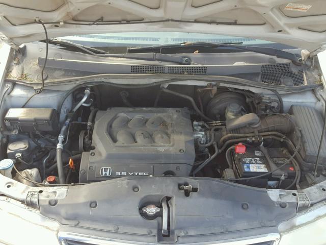 2HKRL18661H572918 - 2001 HONDA ODYSSEY EX SILVER photo 7