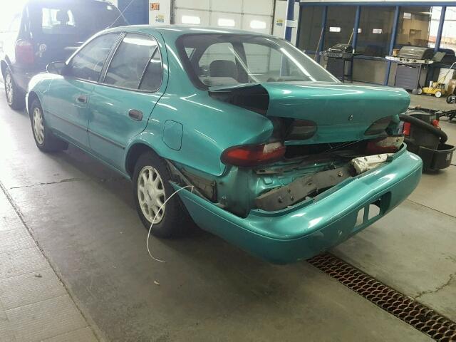 1Y1SK5382RZ005982 - 1994 GEO PRIZM GREEN photo 3