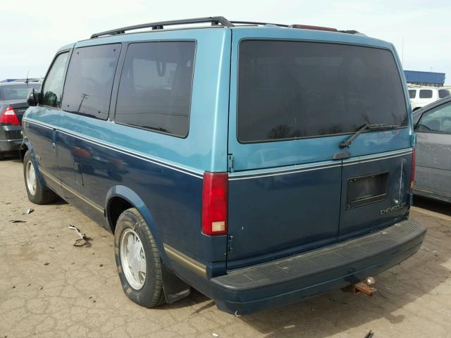 1GNDM19W1TB105858 - 1996 CHEVROLET ASTRO BLUE photo 3