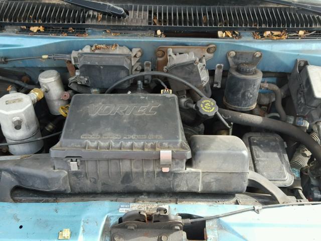 1GNDM19W1TB105858 - 1996 CHEVROLET ASTRO BLUE photo 7