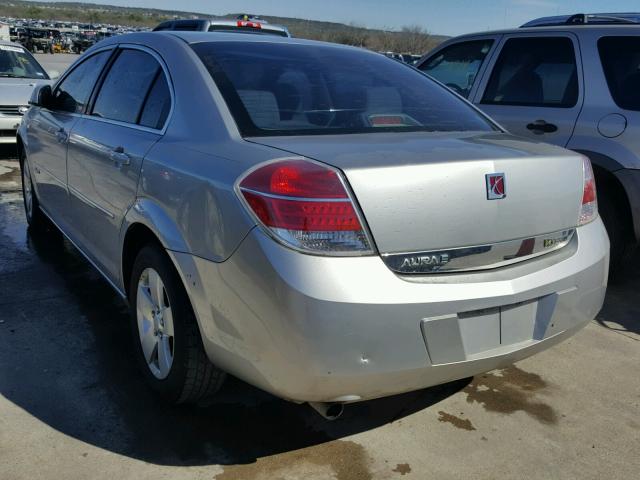 1G8ZR57557F309279 - 2007 SATURN AURA GREEN SILVER photo 3