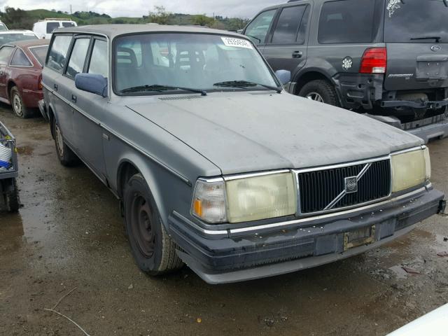 YV1AA8853M1884512 - 1991 VOLVO 240 BASE GRAY photo 1