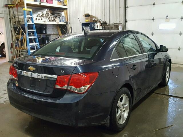 1G1PC5SB0E7205021 - 2014 CHEVROLET CRUZE LT BLUE photo 4