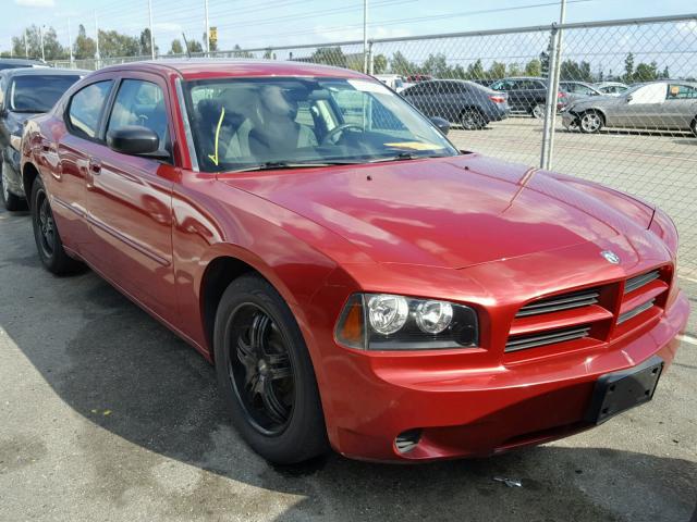 2B3KA43R08H204572 - 2008 DODGE CHARGER RED photo 1