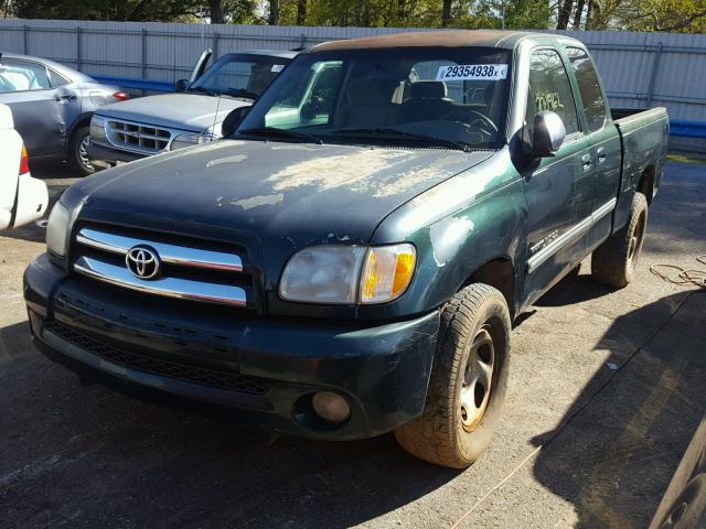 5TBRT34173S383870 - 2003 TOYOTA TUNDRA ACC GREEN photo 2