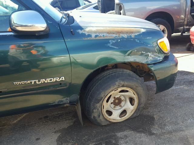 5TBRT34173S383870 - 2003 TOYOTA TUNDRA ACC GREEN photo 9