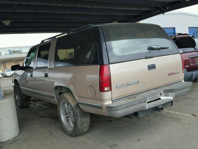 1GKFK16KXPJ710146 - 1993 GMC SUBURBAN K GOLD photo 3