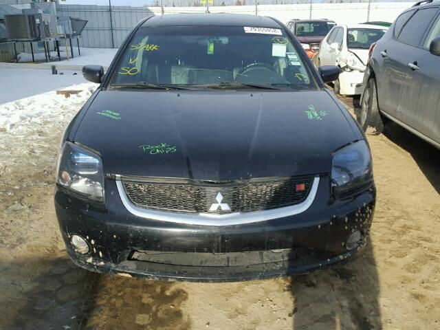 4A3AB76T47E604864 - 2007 MITSUBISHI GALANT RAL BLACK photo 10