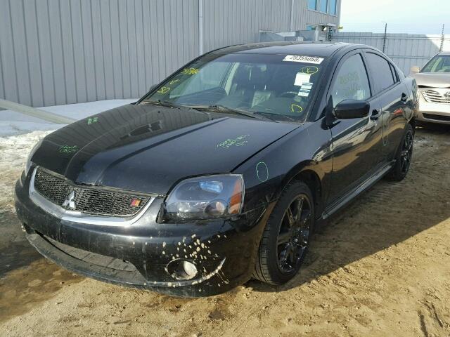 4A3AB76T47E604864 - 2007 MITSUBISHI GALANT RAL BLACK photo 2