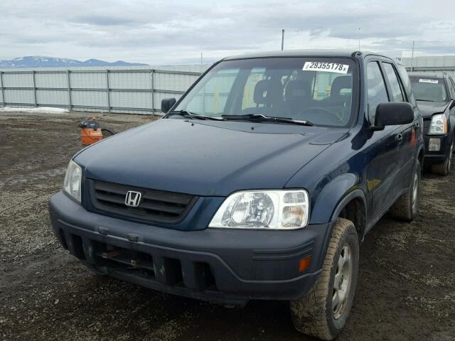 JHLRD1840VC027765 - 1997 HONDA CR-V LX GREEN photo 9