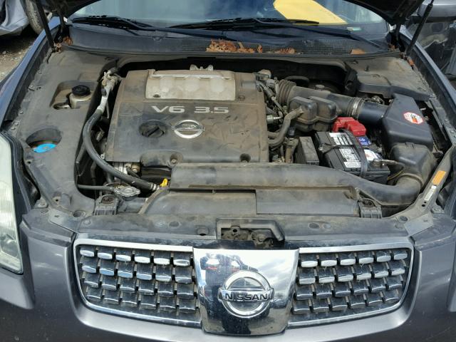 1N4BA41E05C833235 - 2005 NISSAN MAXIMA SE GRAY photo 7