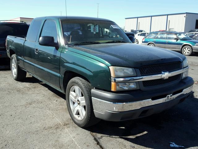 2GCEC19X331344188 - 2003 CHEVROLET SILVERADO GREEN photo 1