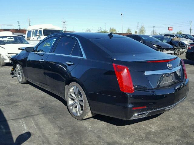 1G6AV5S87E0185762 - 2014 CADILLAC CTS VSPORT BLACK photo 3