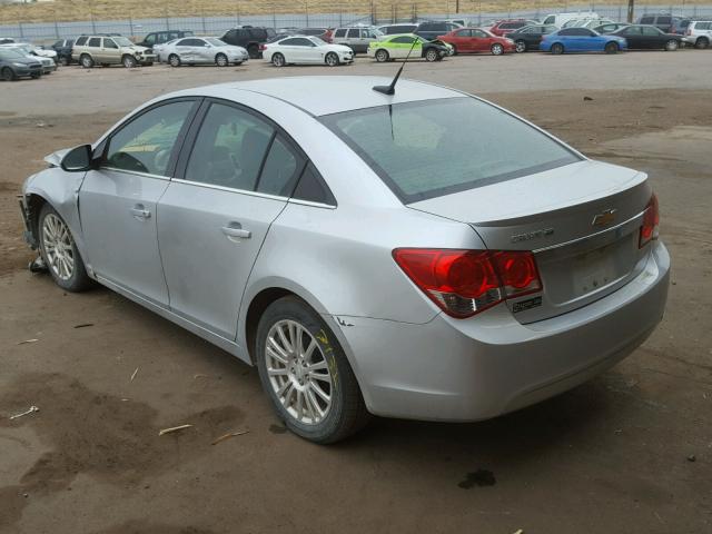 1G1PK5SC5C7347244 - 2012 CHEVROLET CRUZE ECO SILVER photo 3