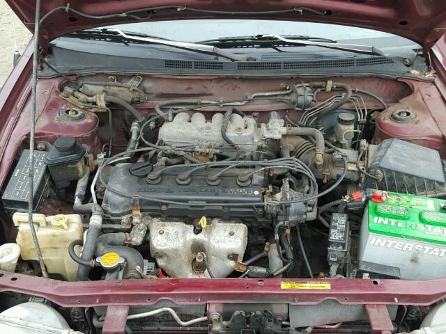 1N4AB41D7SC763681 - 1995 NISSAN SENTRA XE RED photo 7