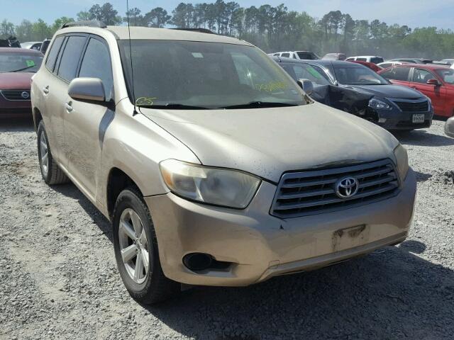 JTEDS41A182038780 - 2008 TOYOTA HIGHLANDER BEIGE photo 1