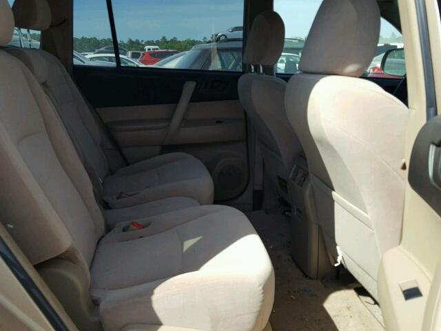 JTEDS41A182038780 - 2008 TOYOTA HIGHLANDER BEIGE photo 6