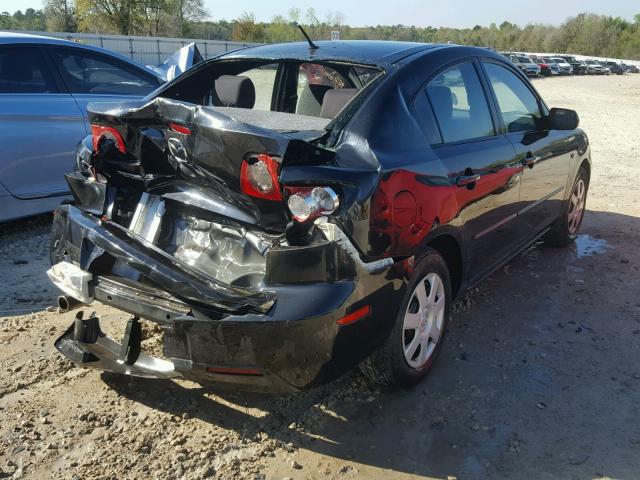 JM1BK12F351243233 - 2005 MAZDA 3 I BLACK photo 4