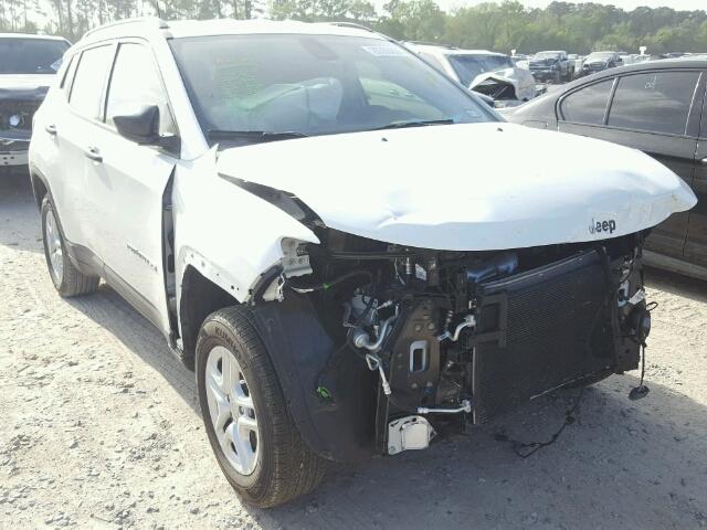 3C4NJDABXHT646378 - 2017 JEEP COMPASS SP WHITE photo 1