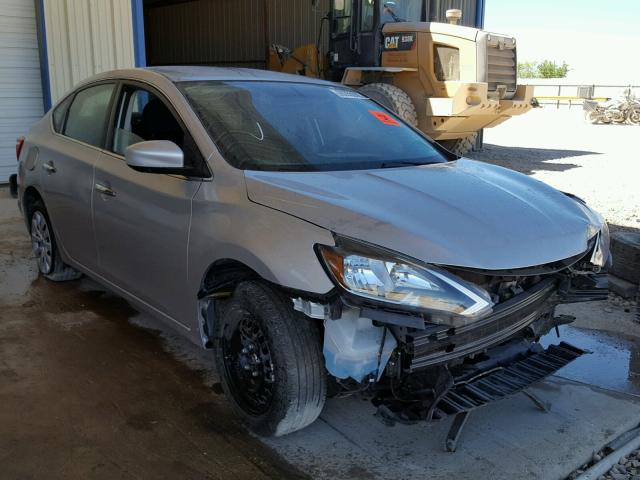 3N1AB7AP8GY276819 - 2016 NISSAN SENTRA S SILVER photo 1