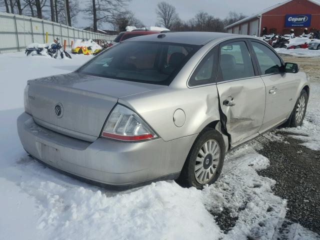 1MEHM40W88G624133 - 2008 MERCURY SABLE LUXU SILVER photo 4